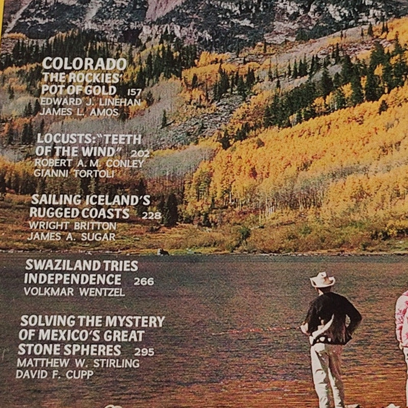 National Geographic Magazine – August 1969, Colorado, Iceland, Mexico, Swaziland
