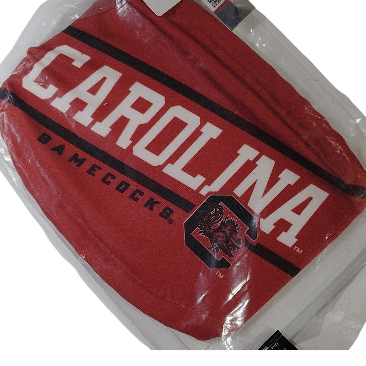 Hanes Ultrafuse Face Mask, NCAA South Carolina Gamecocks Adult OS Garnet Black