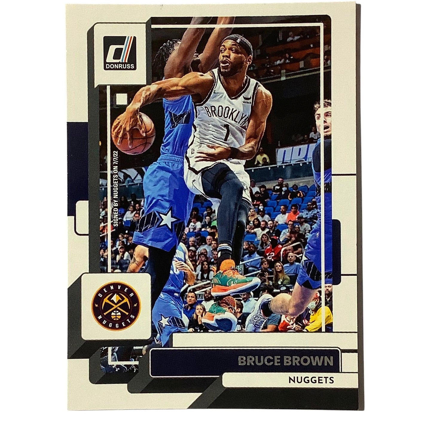 Bruce Brown, Denver Nuggets, Card #200, 2022-23 NBA Panini Donruss NM+