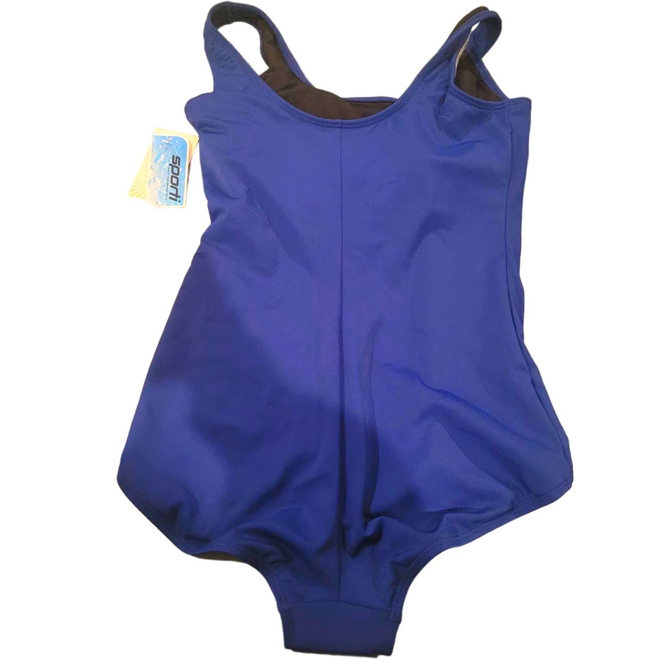 Sporti HydroLast Chlorine Resistant Moderate Scoop Back One Piece - Navy - 10