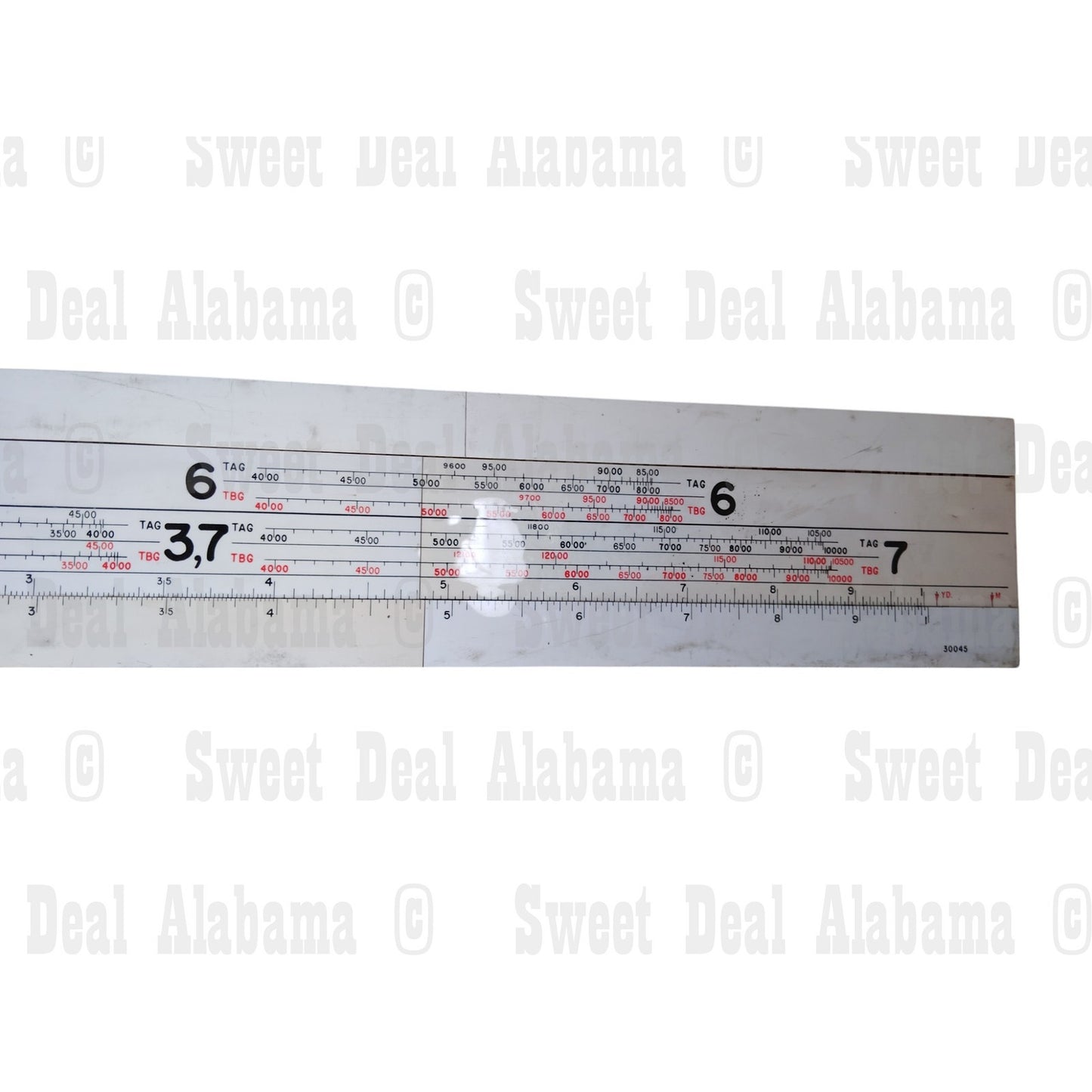 Military Vernier Training – 58"x9" Survey/Artillery Instruction, WWII-Era Style