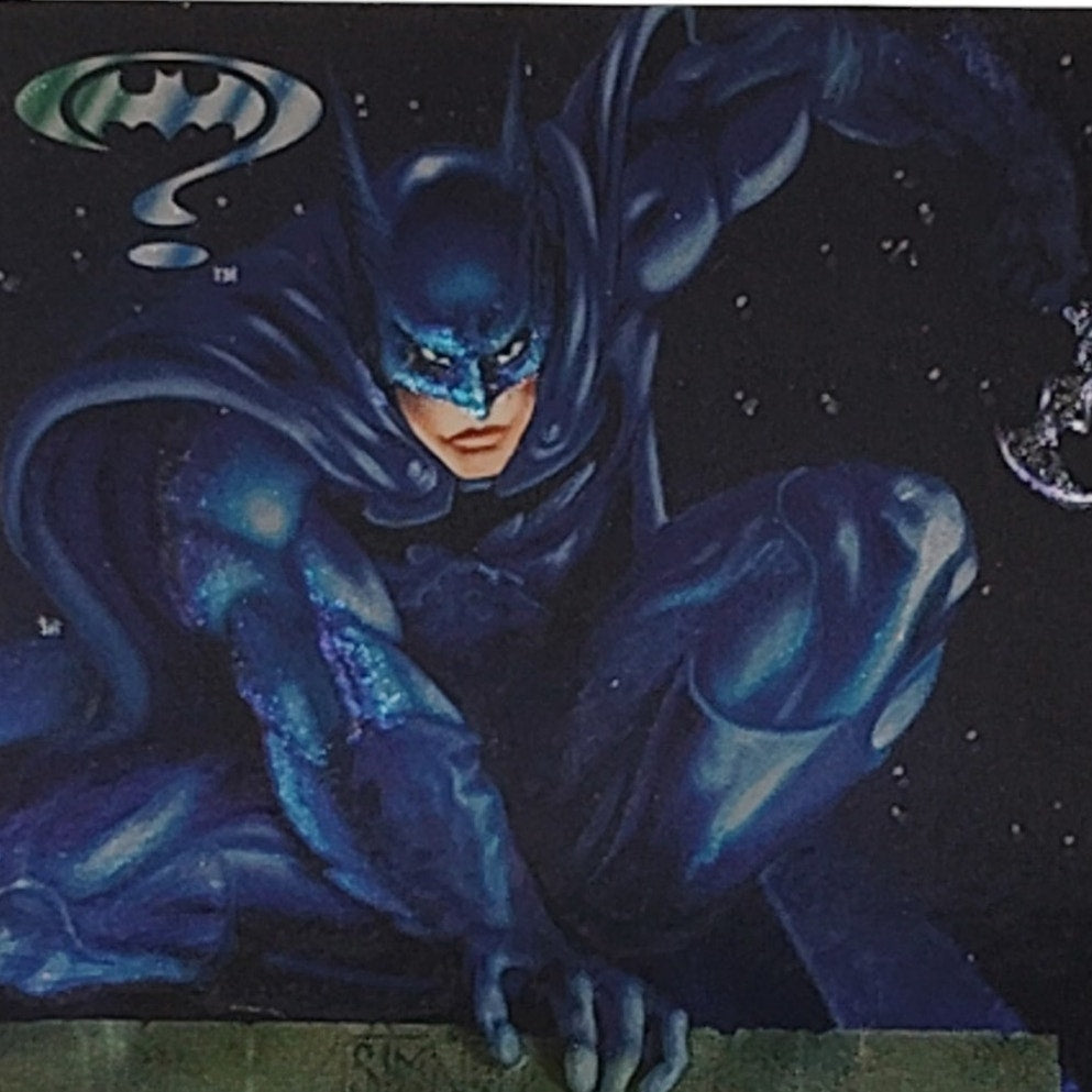 Sentinel 1995 Gotham City Metal Batman Forever Collector’s Card #42 – DC Comics