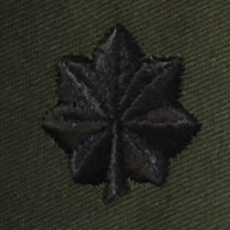 Vintage USN Commander / US Army Lieutenant Colonel Collar Sew-On Device Tape Set– Black Oak Leaf