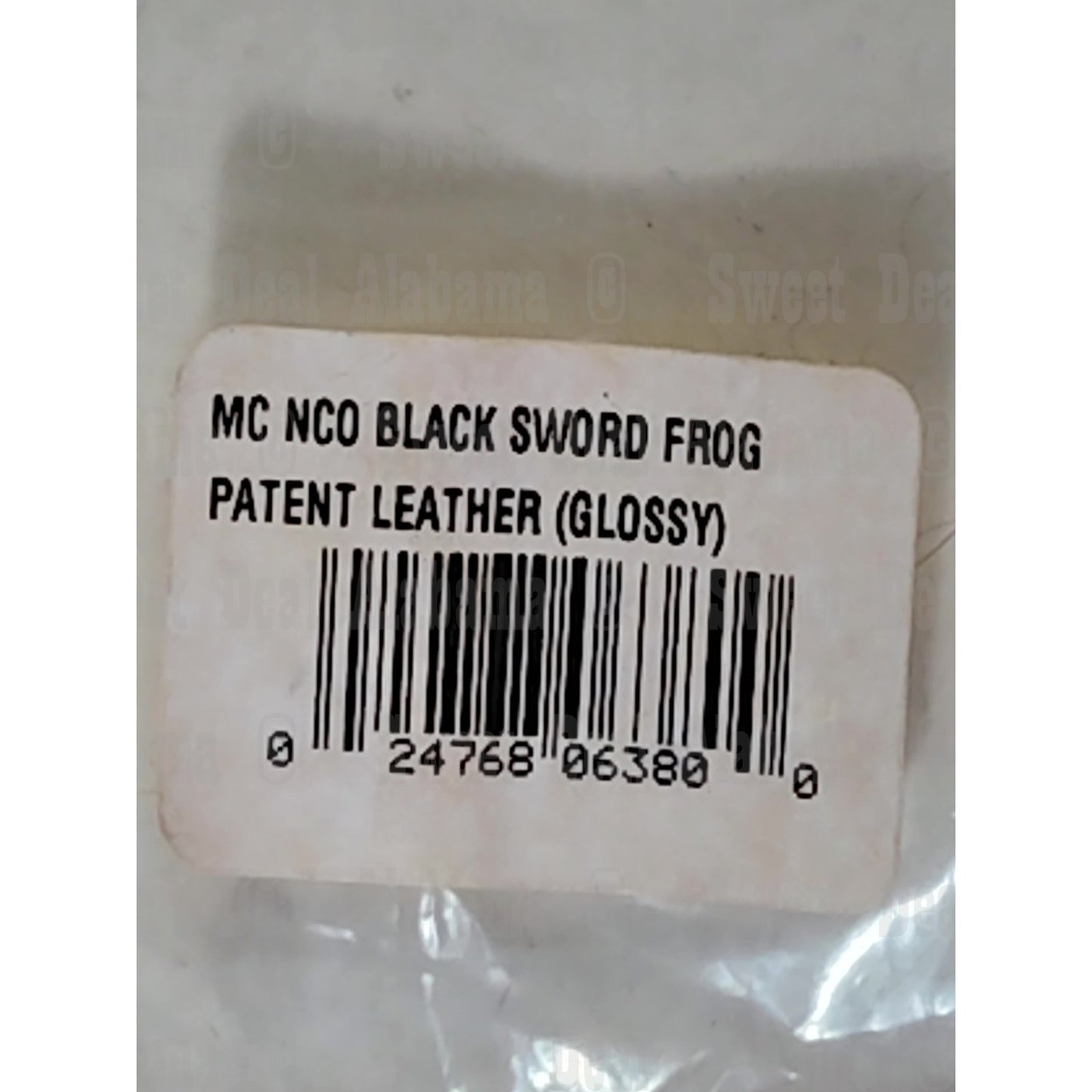 Marine Corps Sword Frog, NCO, Porvair Leather, Vanguard Issue, Uniform Accessory