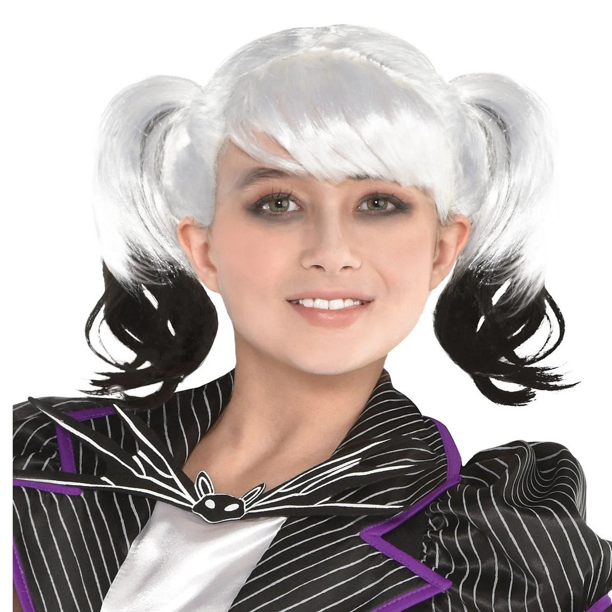 The Nightmare Before Christmas Jack Skellington Costume for Girls – Medium, Accessory Set