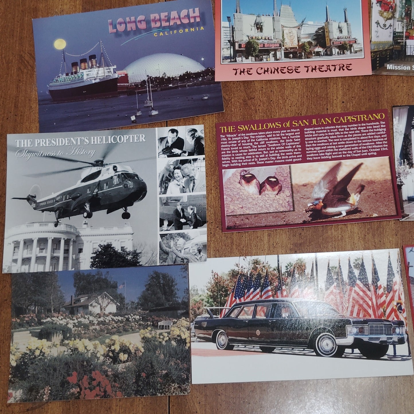 20 Pcs -VTG AZ NV CA Postcards - San Diego, Long Beach, San Juan Capistrano