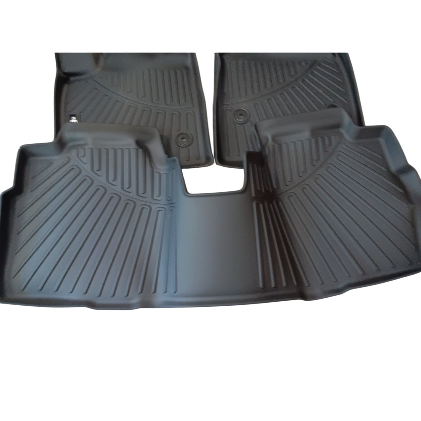 All-Weather Floor Mats & Cargo Liner Fits 2025 Cadillac Optiq, Black TPE 4PC Set