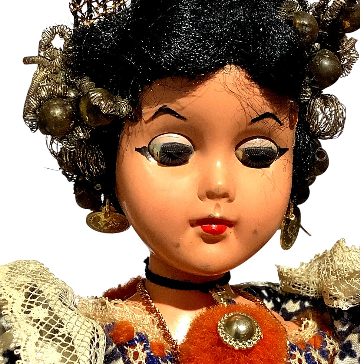 1958/1965 Handmade 12" Doll, All Original Parts Clothing, Jewelry, Hair, etc.