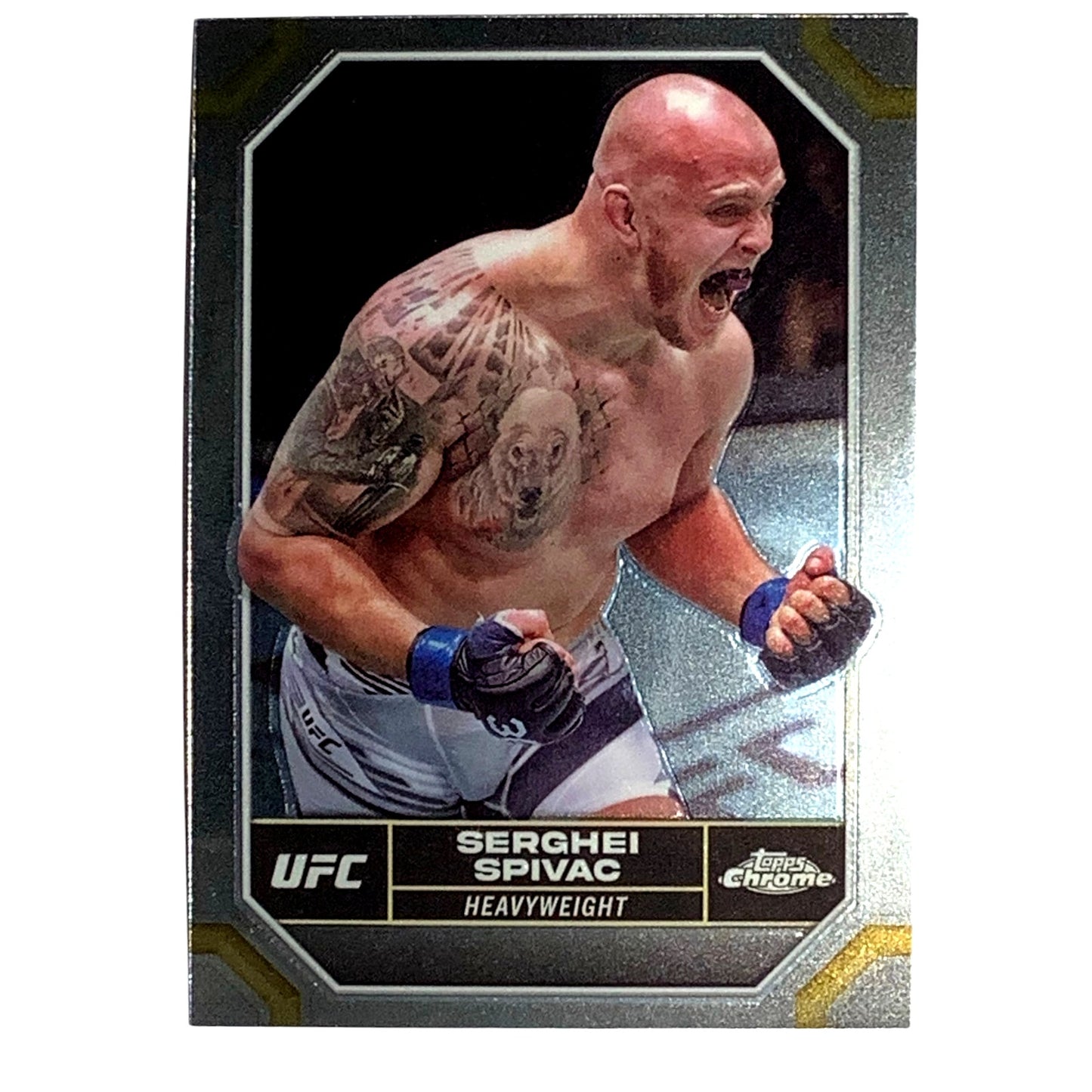 Serghei Spivac, UFC Heavyweight, Card 176, 2024 Topps Chrome UFC, NM+