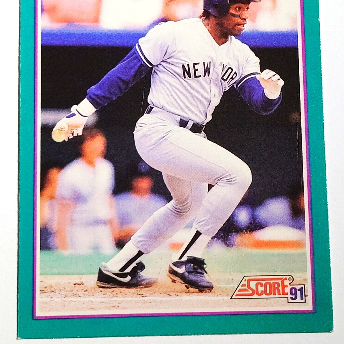 1991 Score Mel Hall #166 New York Yankees Outfielder MLB Baseball Card NM
