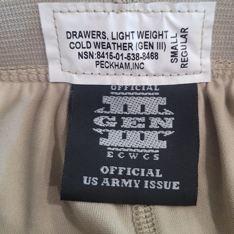 Polartec Cold Weather Drawers – Small-Reg | Coyote Brown | FR Thermal Base Layer