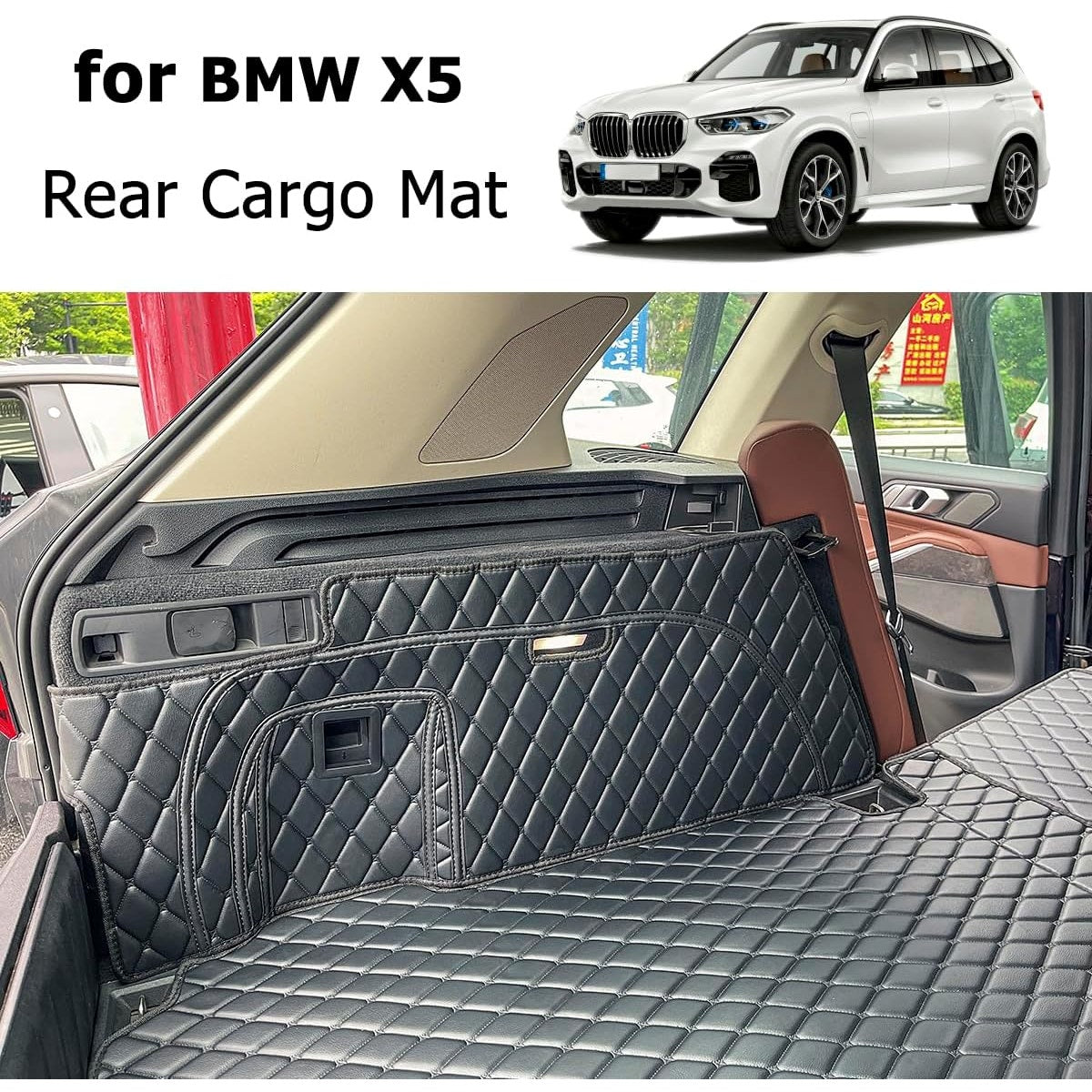 Cargo Mat for BMW X5 2019–2025 | Trunk & Side Panel Liners | Non-Hybrid & 5-Seat