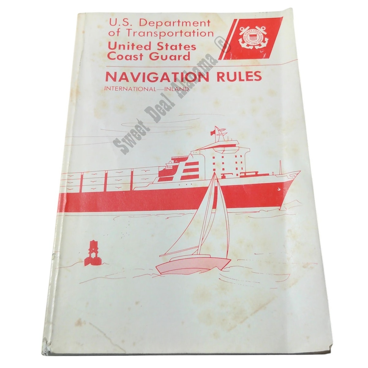 Vintage Dec 1983 US Dept of Trans. Coast Guard - Navigation Rules - 211 Pages