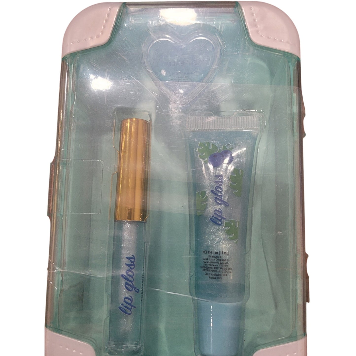 Mini Lip Kit with Storage Case – Includes Lip Gloss & Lip Balm, Item #233040