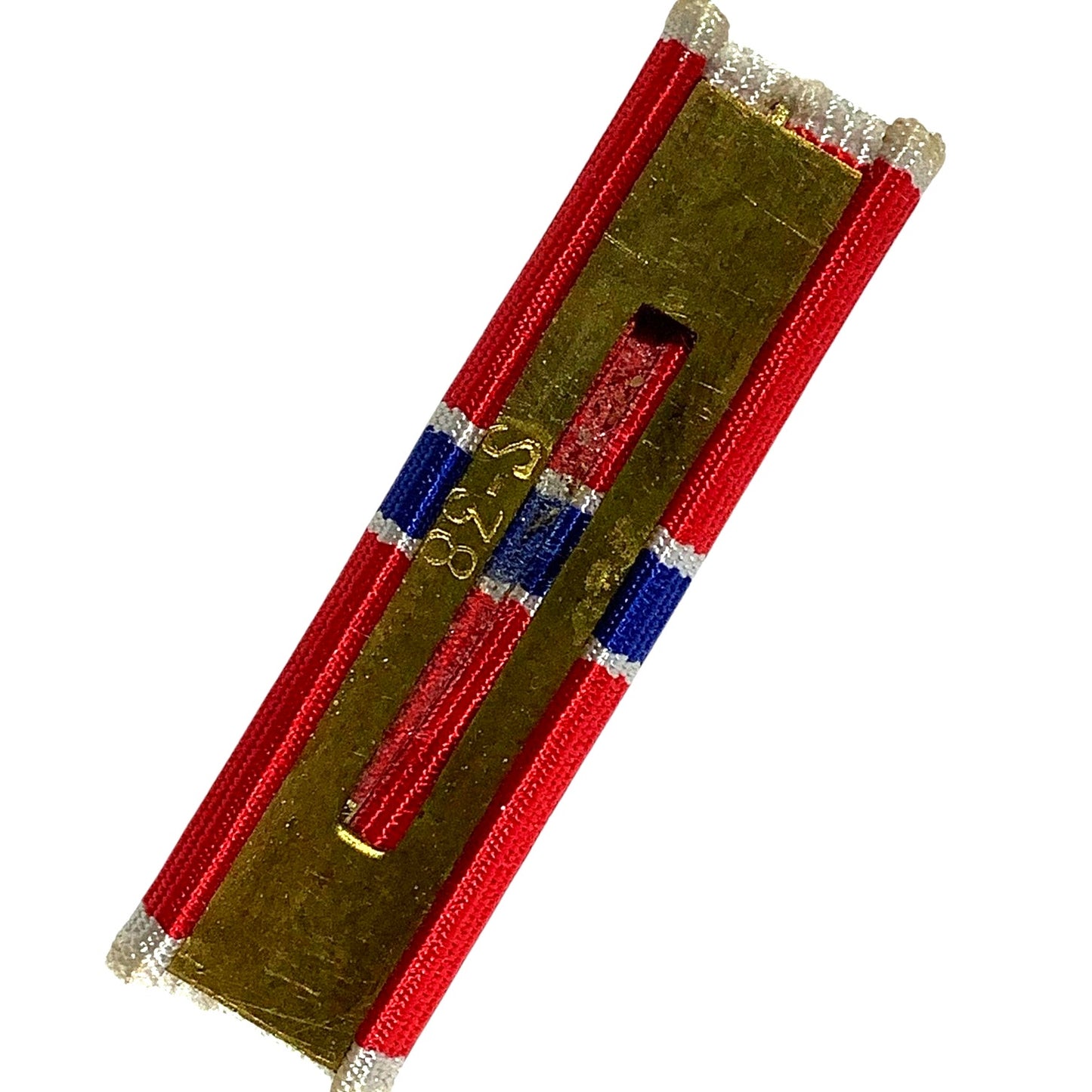 Bronze Star Medal Ribbon, 1-3/8"L x 3/8"H
