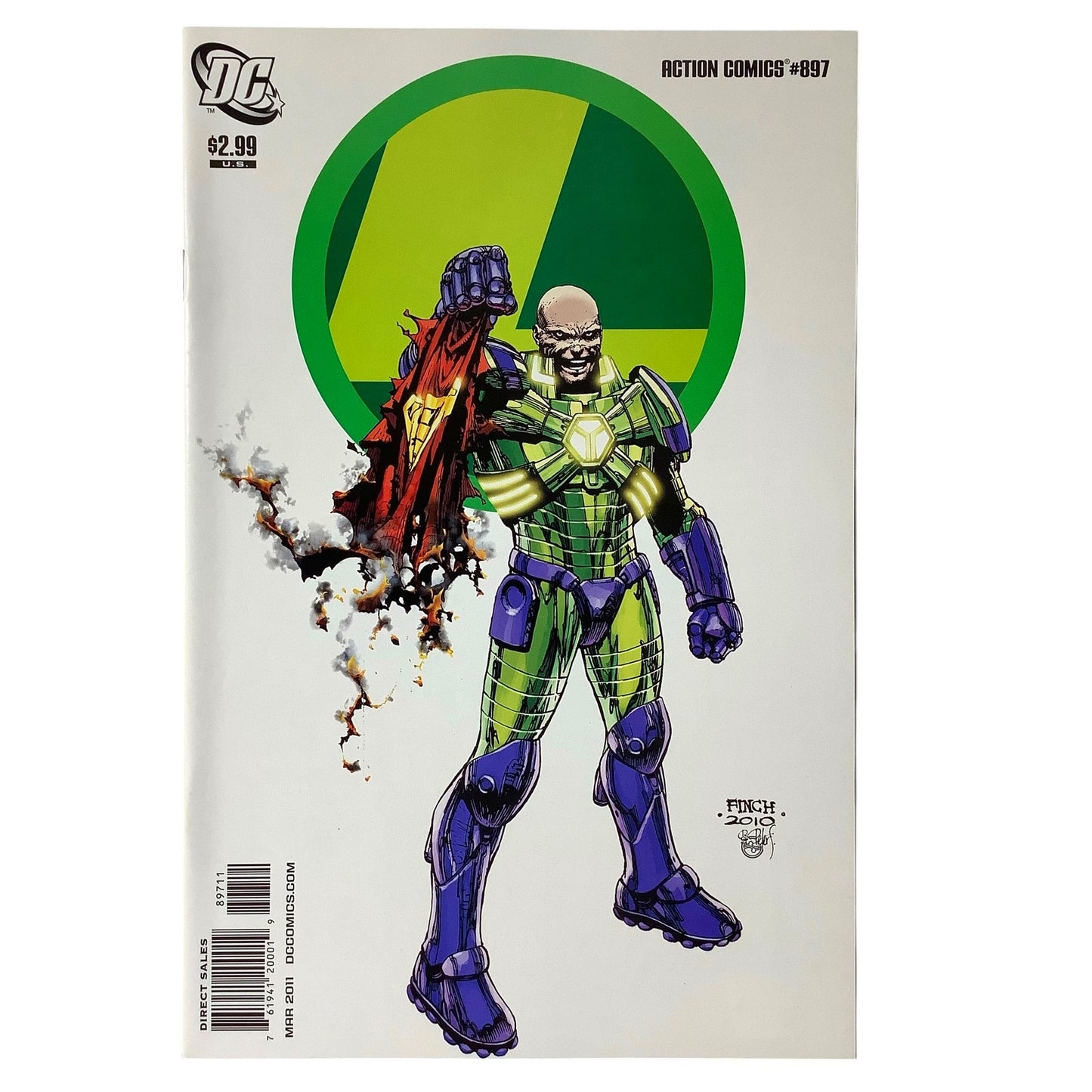 DC, Action Comics #897, The Black Ring, Part 8, Mar 2011, NM 9.4