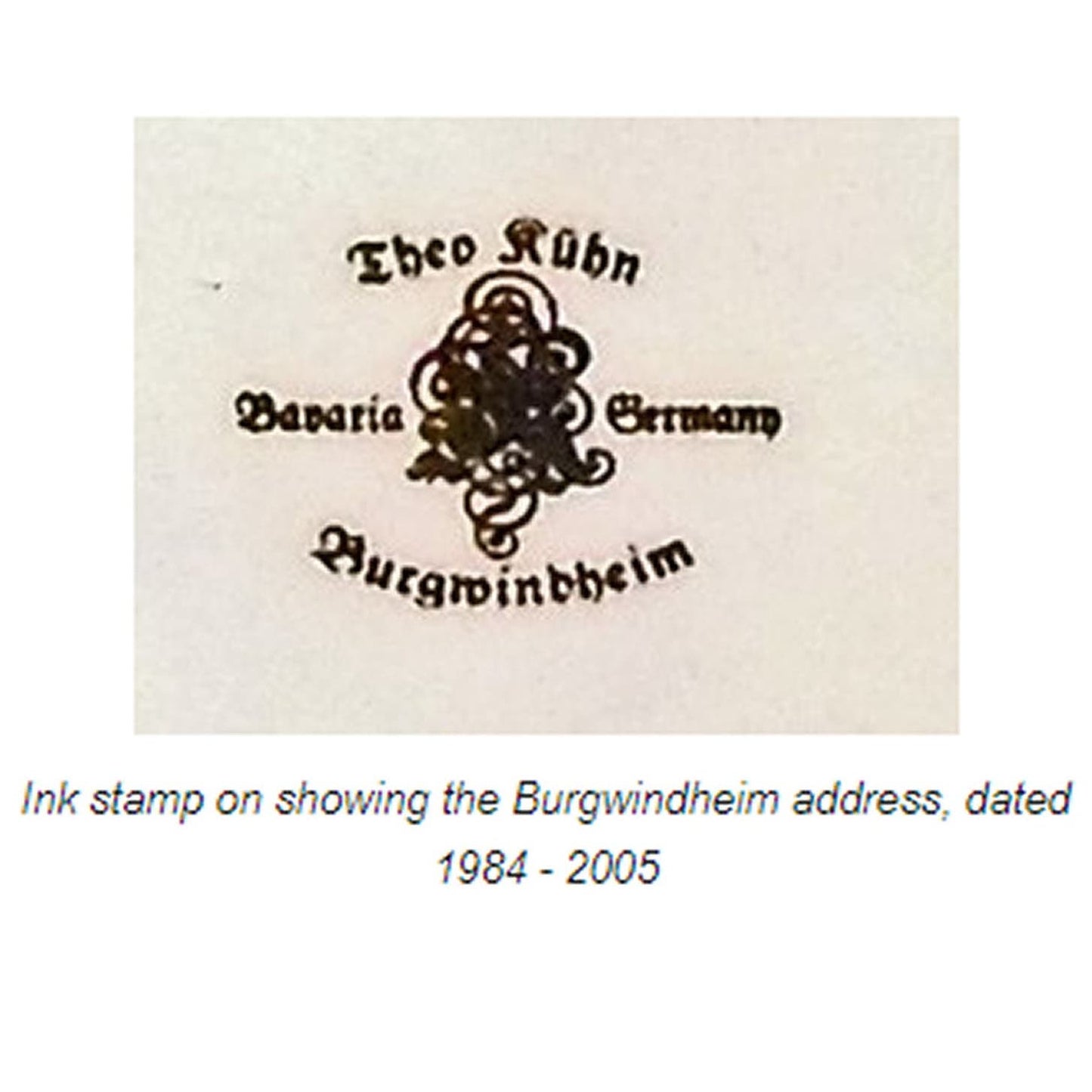 Theo Kohn Porcelain Plate, 7.5"D Krämerbrücke, Merchant's Bridge, Erfurt Germany