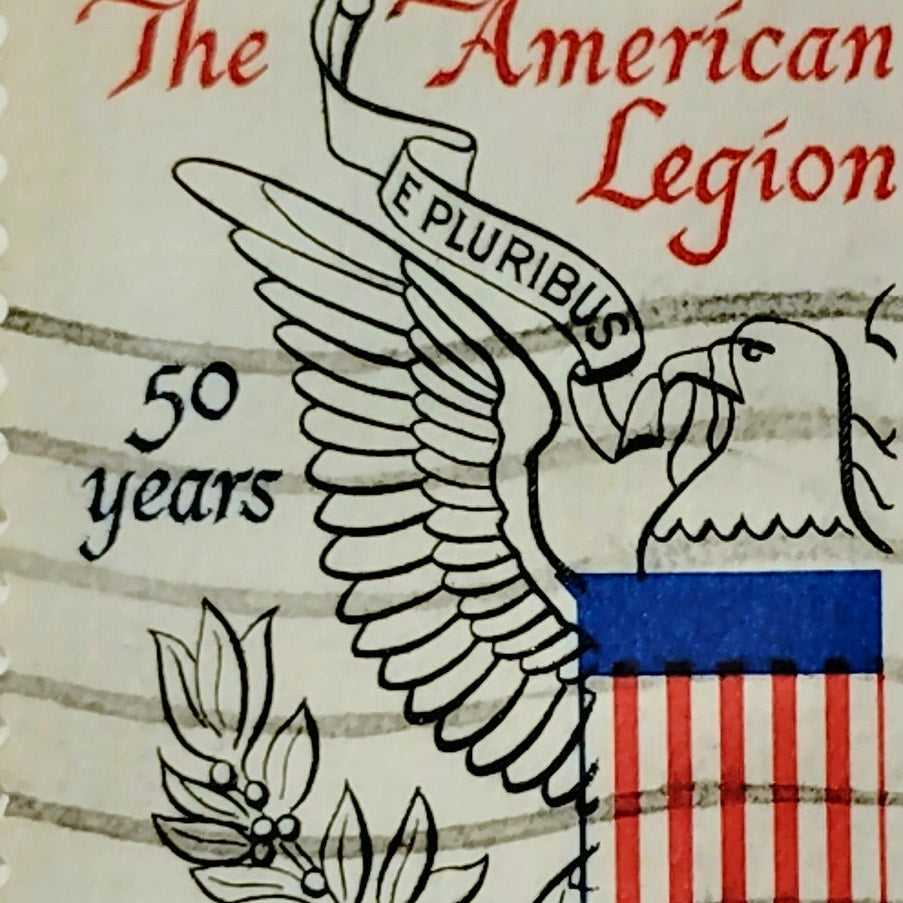 1969 US 6c American Legion 50th Anniversary Stamp #1368