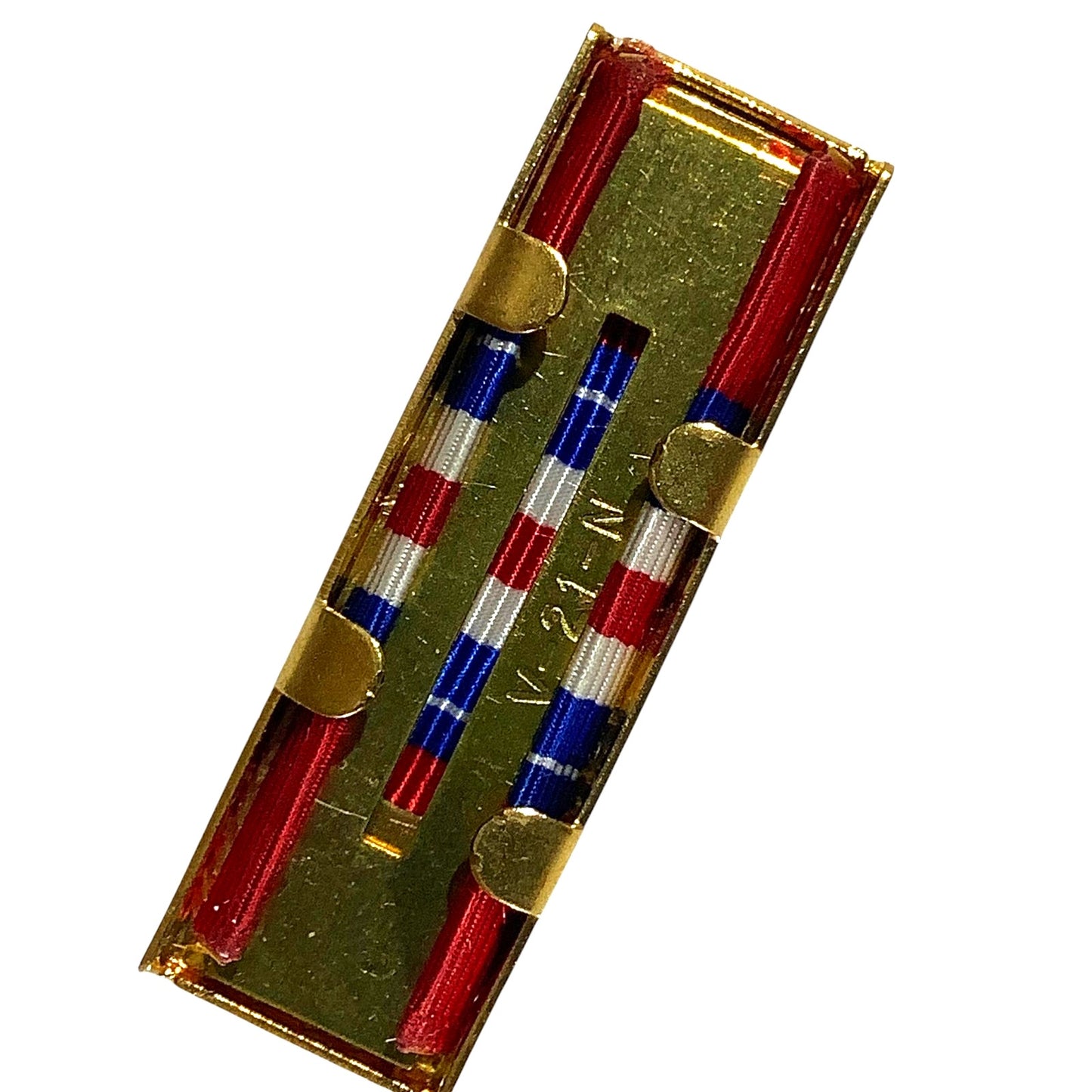 Ribbon Unit Citation: Army Valorous Unit Award with Small Gold Frame
