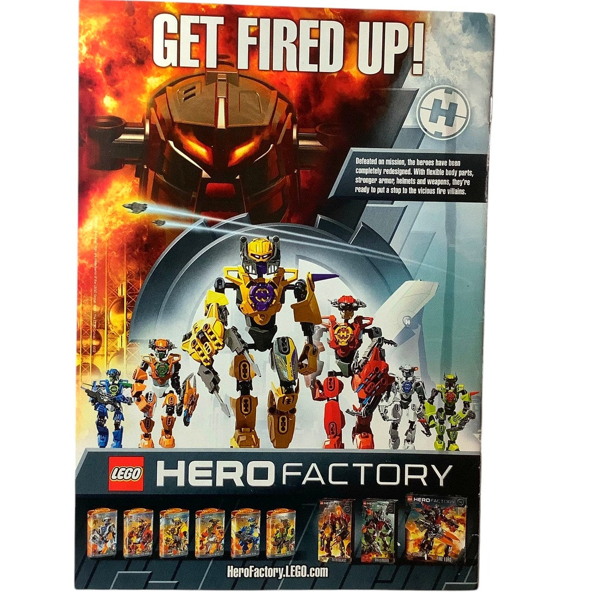 Hero Factory #5, Lego, March 2011, DC Comics, NM 9.4
