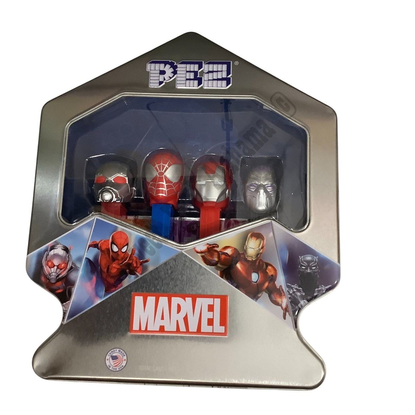 Marvel Disney 100 Tin, Set of 4 -Retired- Pez Collectible Dispensers, NIP