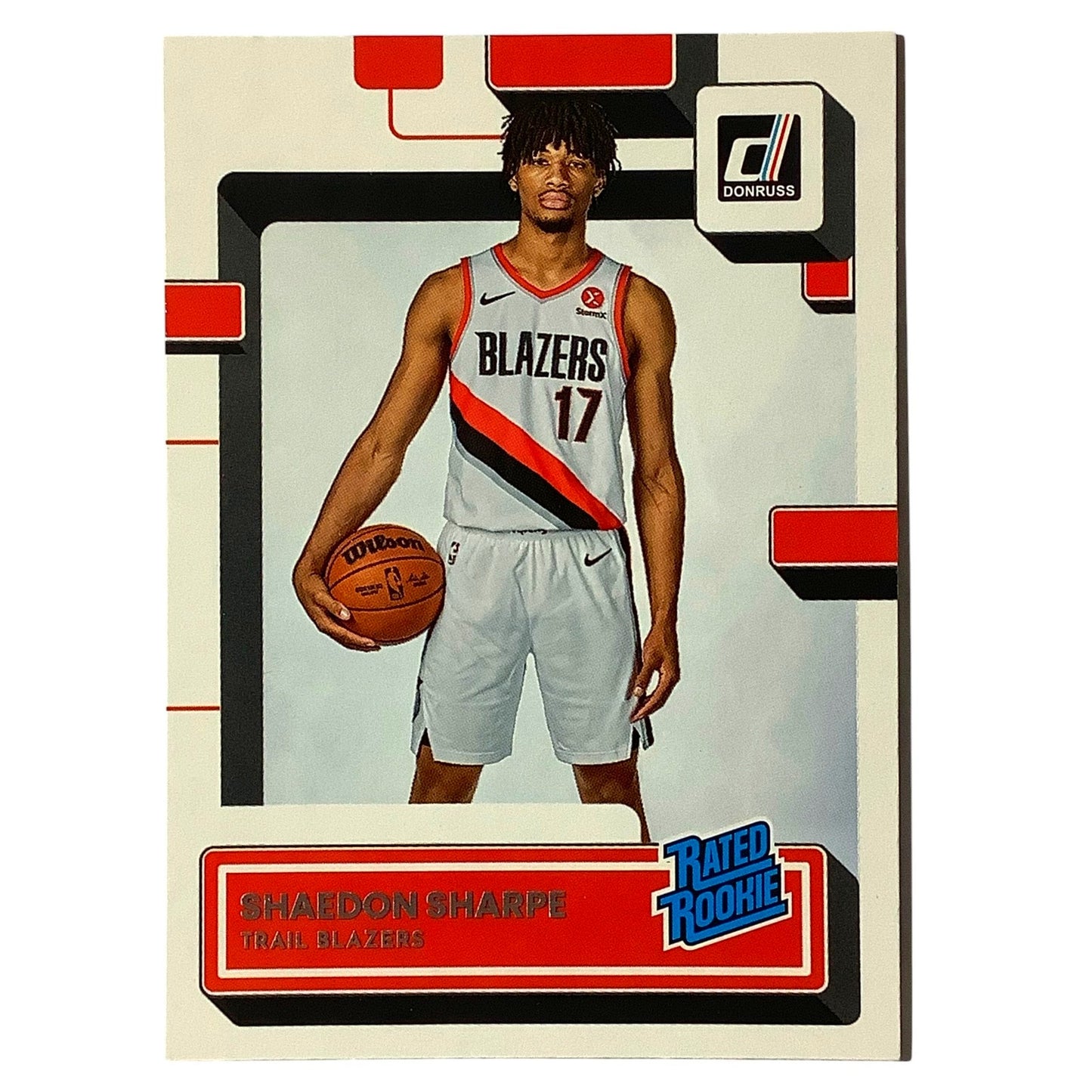 Shaedon Sharpe (Rated Rookie), #207, Portland Trail Blazers, 2022-23 NBA Donruss