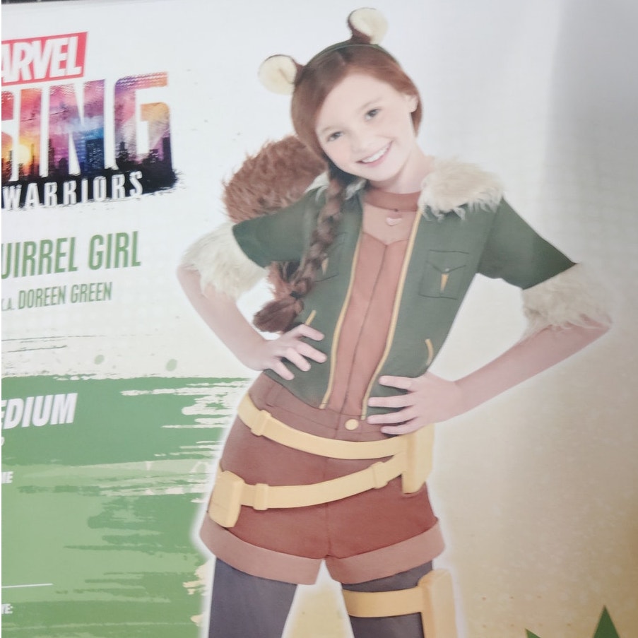Marvel Rising Squirrel Girl Kids Costume Girls Medium Multi-Color