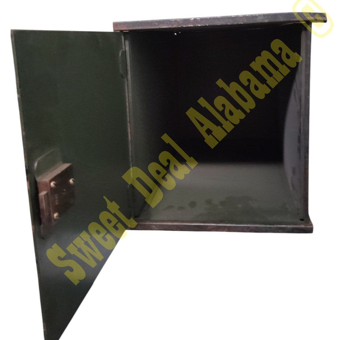 Vintage Older ODG Military Lock Boxes, SCA 1 Lock, No Key, 18.5"D x 12"H x 11"W