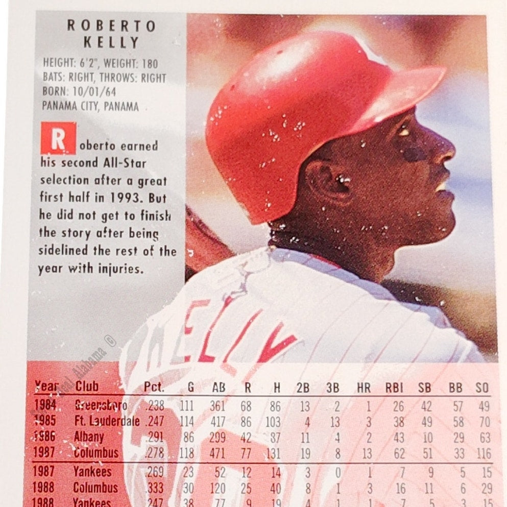 Roberto Kelly, Cincinnati Reds, #412, 1994 Fleer Baseball Collector's Card