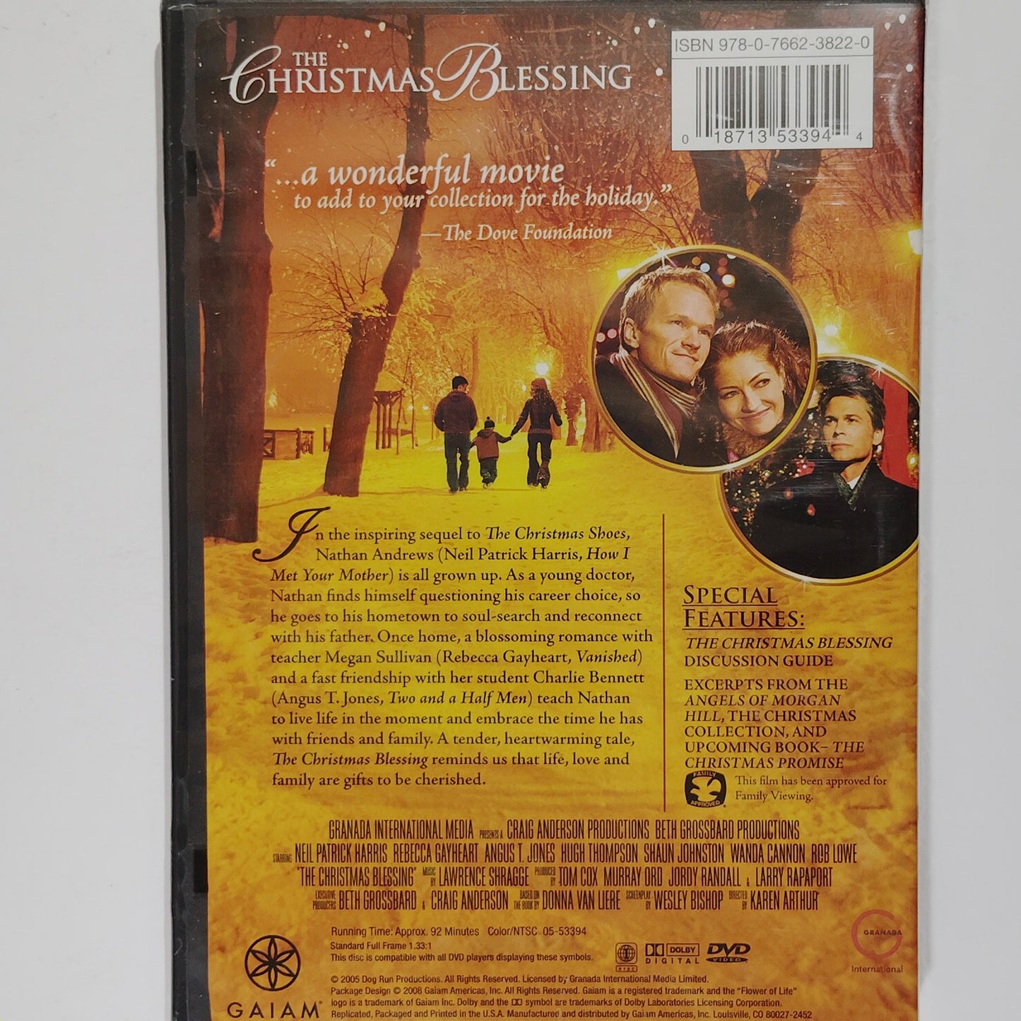 Christmas Blessing (DVD, 2005) CBA Edition, Holiday Drama w/ Neil Patrick Harris