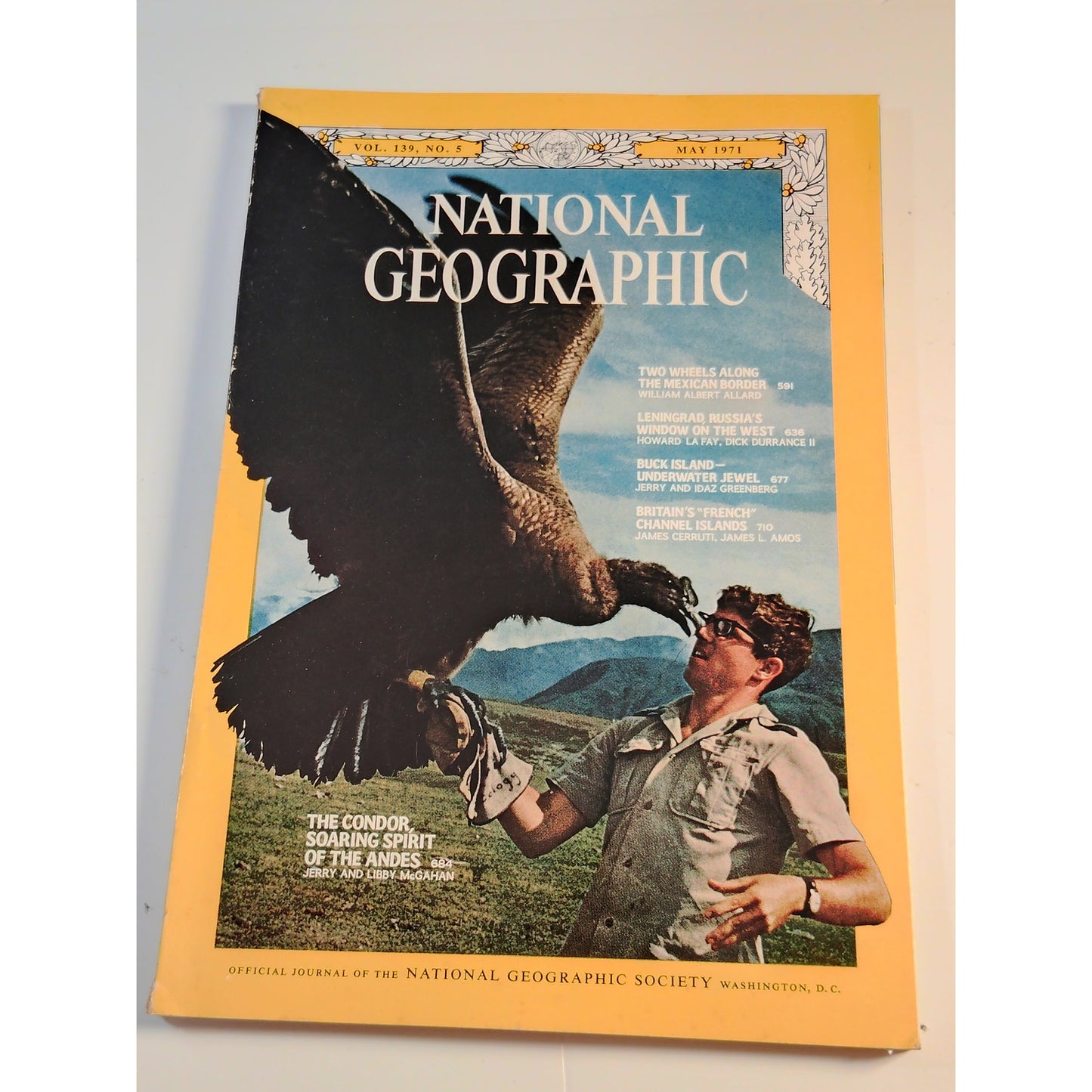 National Geographic Magazine – May 1971, Condor, Leningrad, Channel Islands