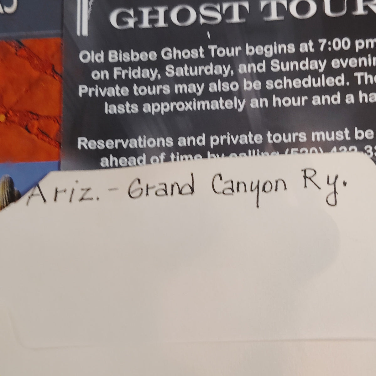 Vintage Grand Canyon AZ Tourist Brochures Ephemera Lot - Arizona Collectible