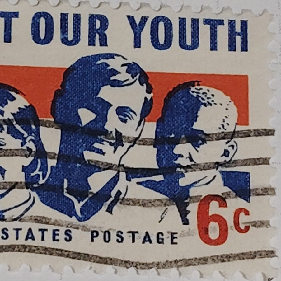 1968 Scott #1342 – 6¢ Elks Centennial / Support Our Youth – Canceled