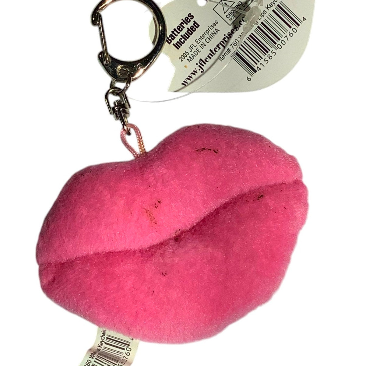 2005 Novelty Whistling Lips Keychain (Still Whistles TOO!)