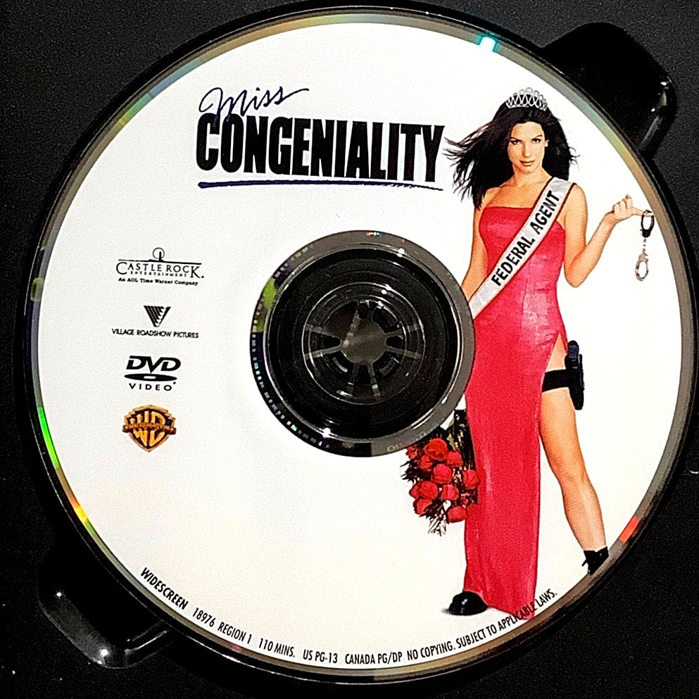 Miss Congeniality [DVD 2001) 109 Minutes of PG-13 Comedy