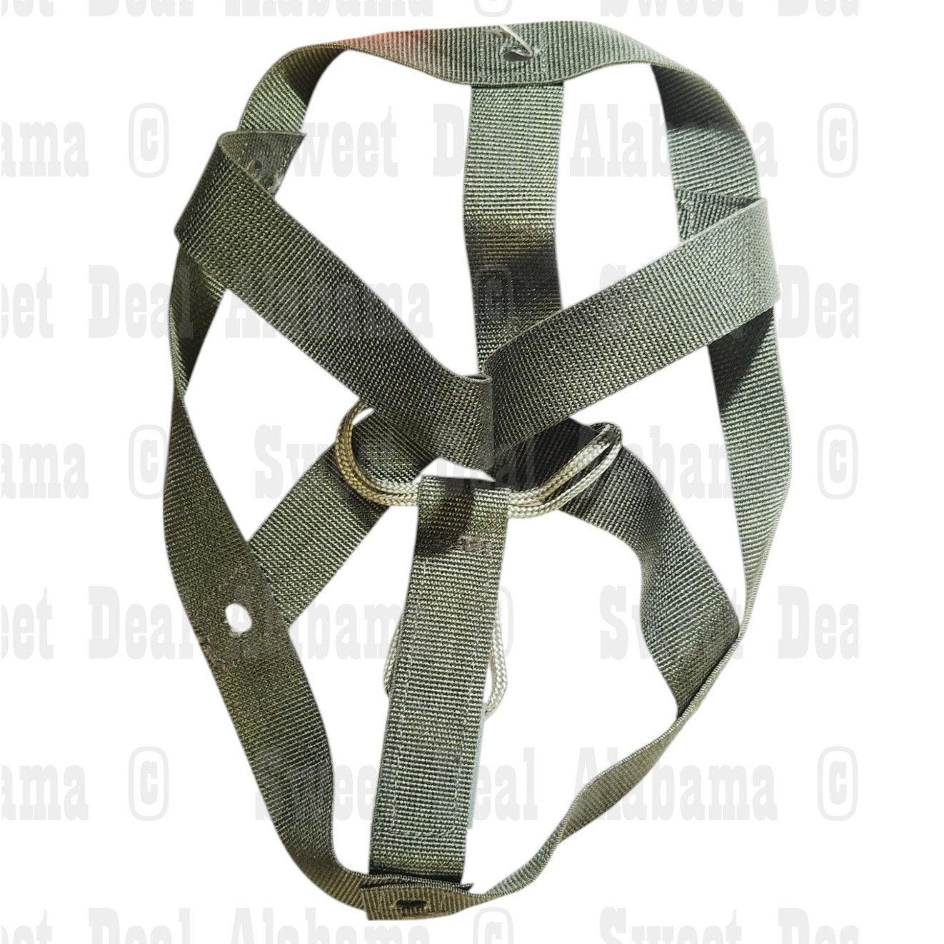 USGI Kevlar Helmet Liner Suspension, 60s-80s Eras, OD Cotton Webbing