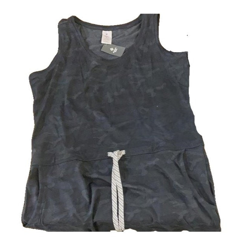 Member's Mark Pullover Drawstring Dress – Black Medium | Sleeveless Scoopneck