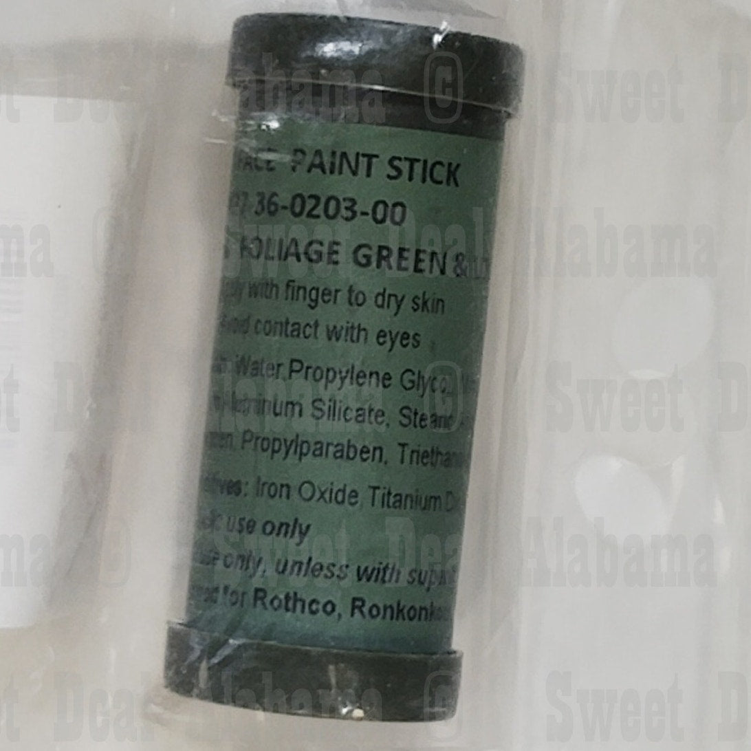 Rothco 8214: NATO Camo 2-Color Paint Stick - Foliage, Grey