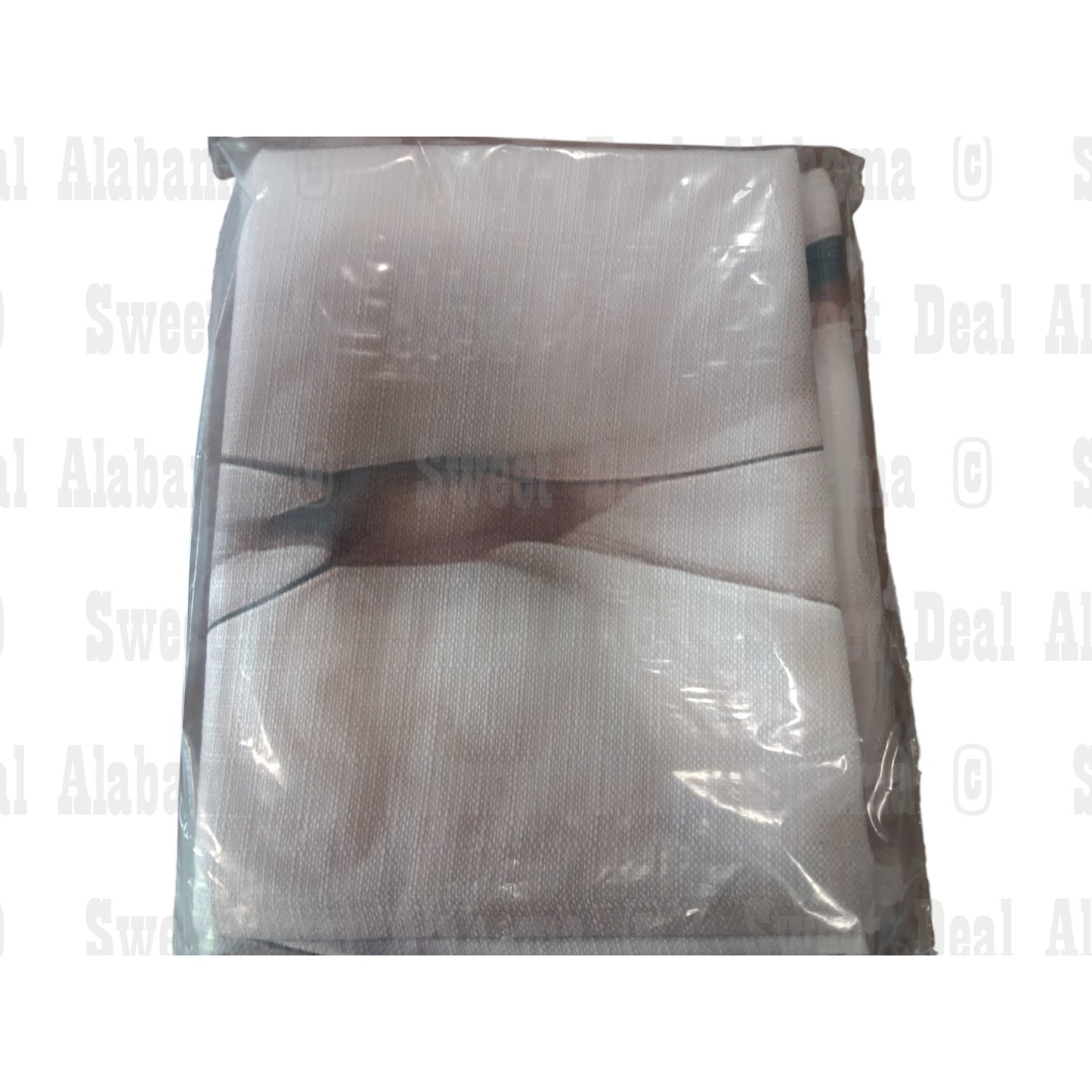 Semi-Sheer Curtains 'Diamond Tufted Leather Couch', Single Panel 52"W x 84"L