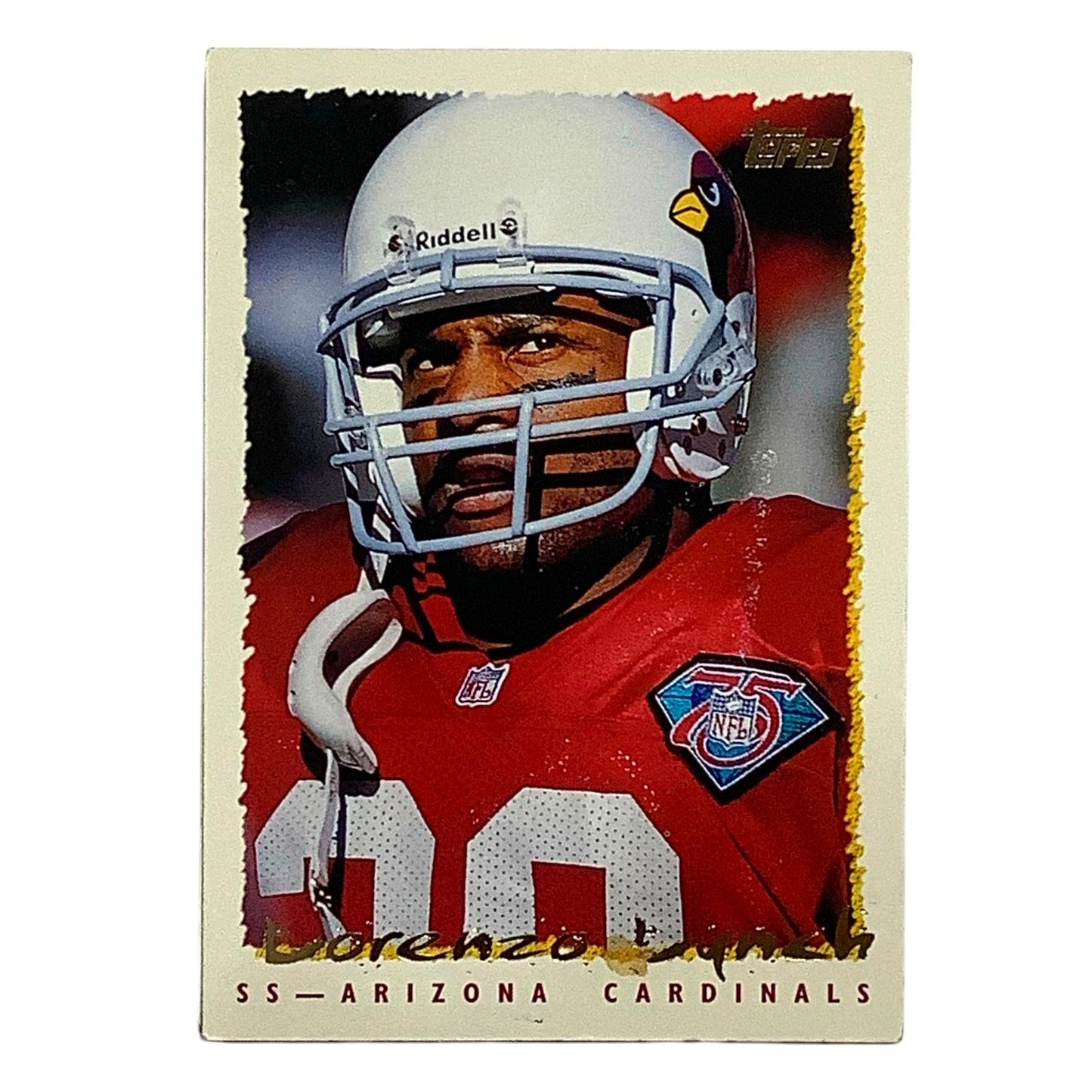 Lorenzo Lynch, Arizona Cardinals, NFL Topps 1995 Card 396, EXC