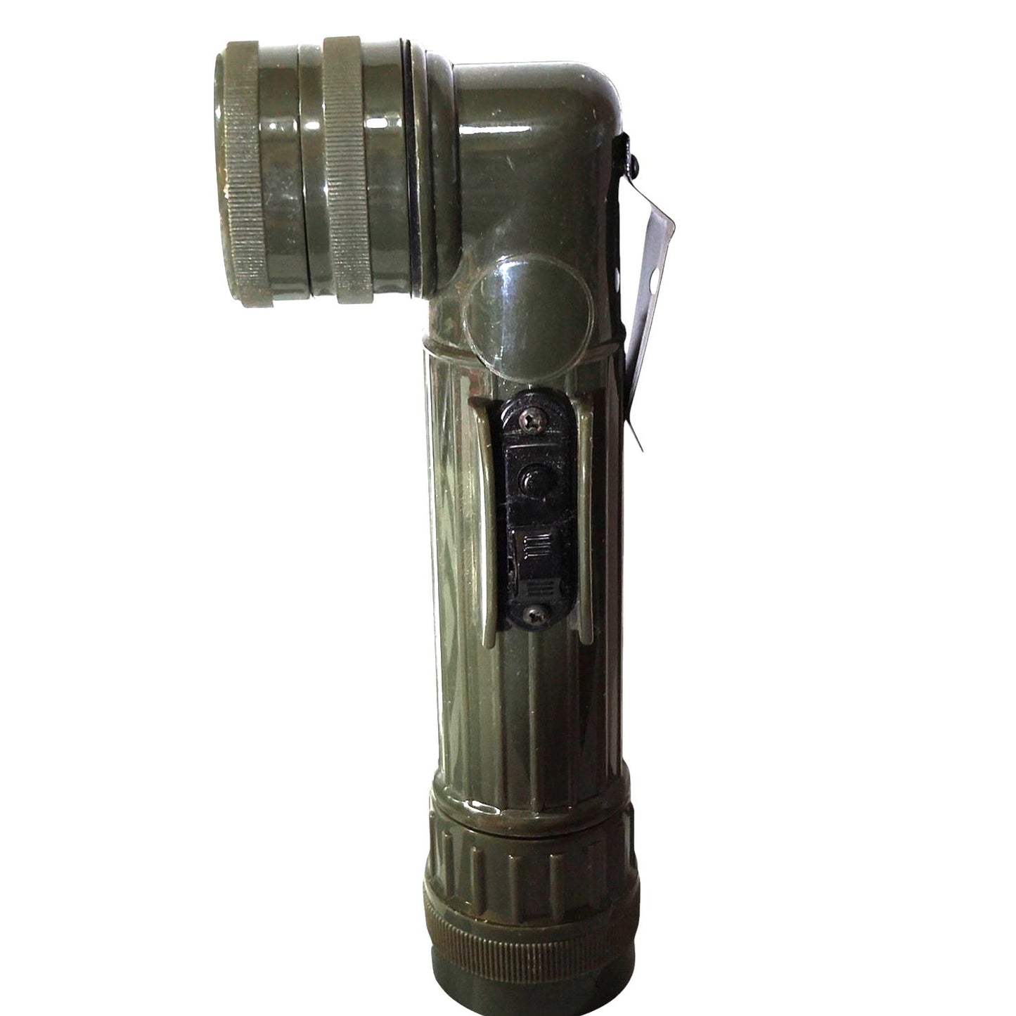 TL-122 Military Surplus Flashlight w/Red, Green, Yellow & Blue Lens & Extra Bulb