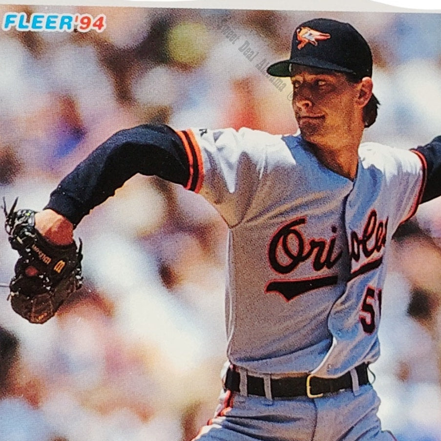 Jamie Moyer, Baltimore Orioles, #11, Fleer 1994 Baseball Collector's Card