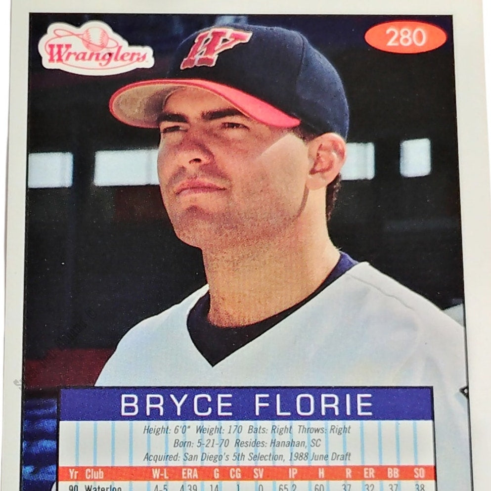 Bryce Florie, Wichita Wranglers, #280, 93-94 Fleer Excel Minor Leagues
