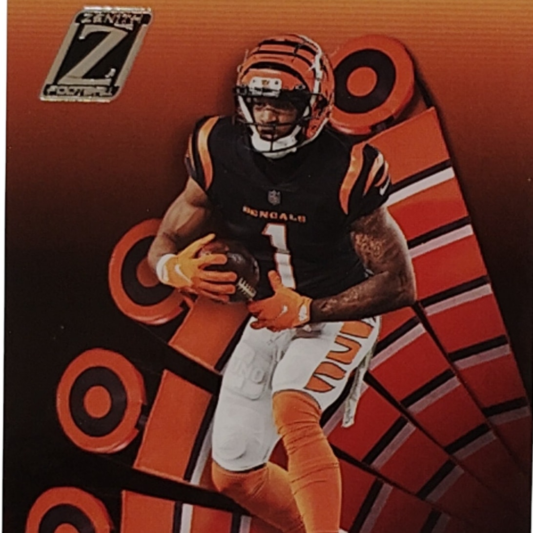 Ja'Marr Chase, Cincinnati Bengals, NFL 2022 Panini-Zenith Card 31 , EX/NM