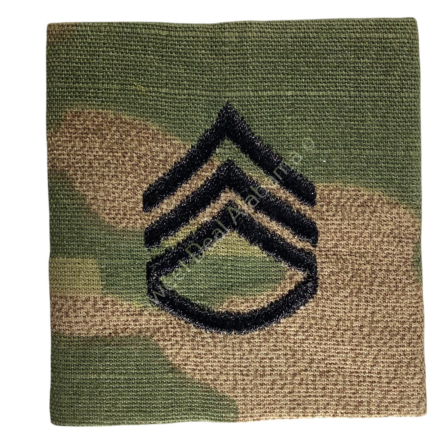 U.S. Army Staff Sergeant OCP Rank Slip-On Uniform Insignia, Multi-Camo, 2x2