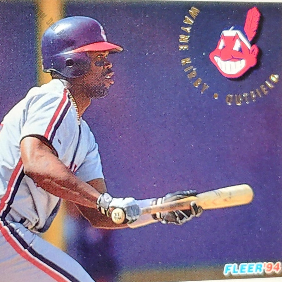 Wayne Kirby, Cleveland Indians, #107, 1994 Fleer Baseball Collector's Card