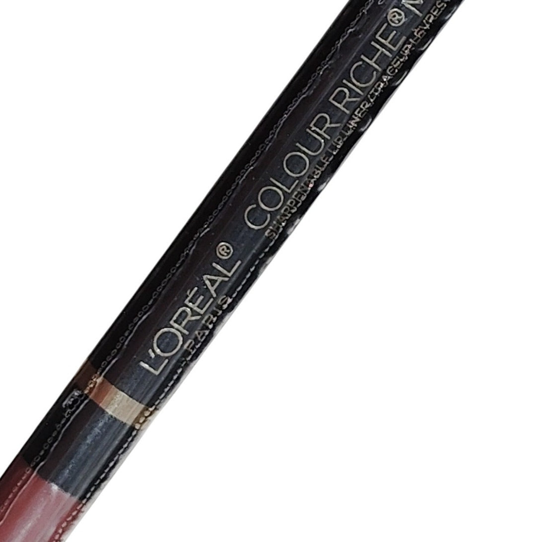 2× L'Oréal Paris Colour Riche Matte Lip Liners – 112 Matte-Stermind, Nude Creamy Matte & Sharpenable