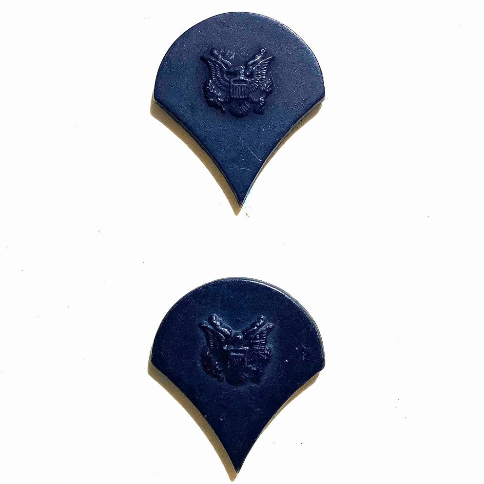 Black ACU Specialist 4 Insignia w/ Metal Clutch Back - Vintage ACU Military Set
