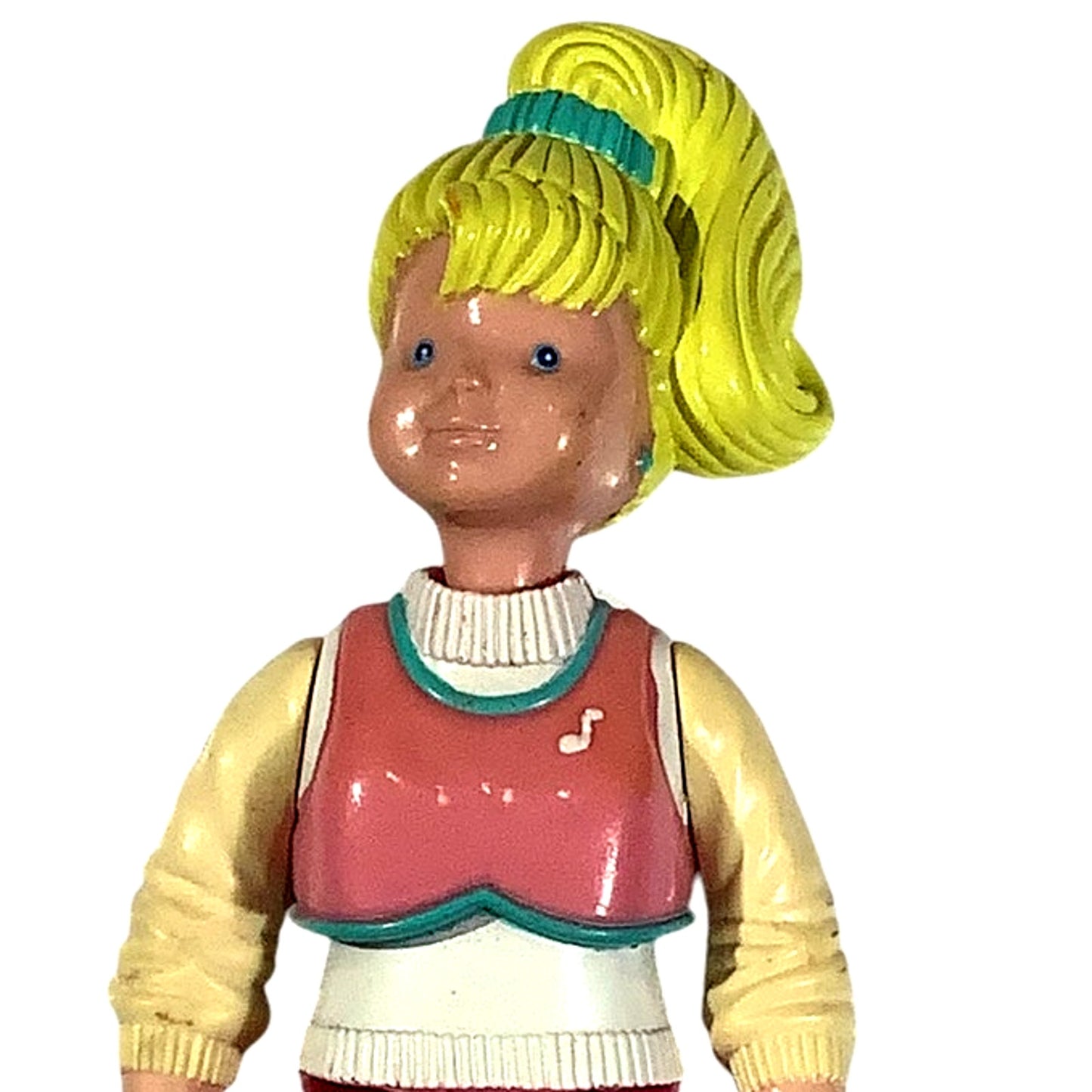 1994 Articulated Fisher-Price Loving Family Teen Blonde w/ Ponytail, Pink Outfit