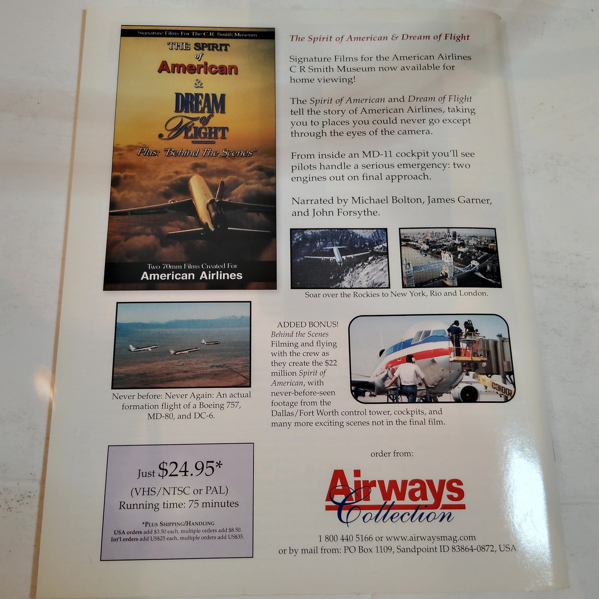 Airways Magazine - November 1999 - Continental ExpressJets - Excellent Condition